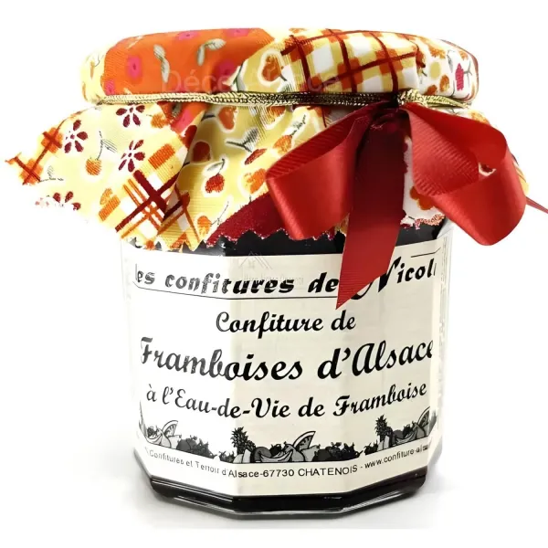 Raspberry Jam with Raspberry Brandy 250 gr